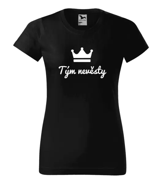 Dámské tričko Tým nevěsty - korunka