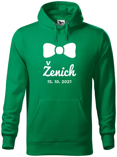 Pánská mikina Ženich s datem
