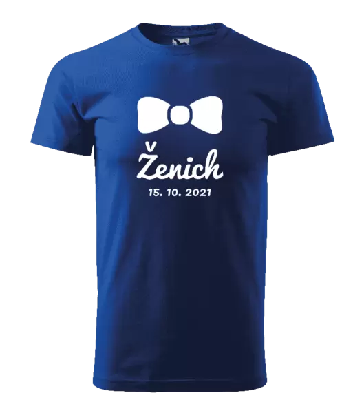 Pánské tričko Ženich s datem
