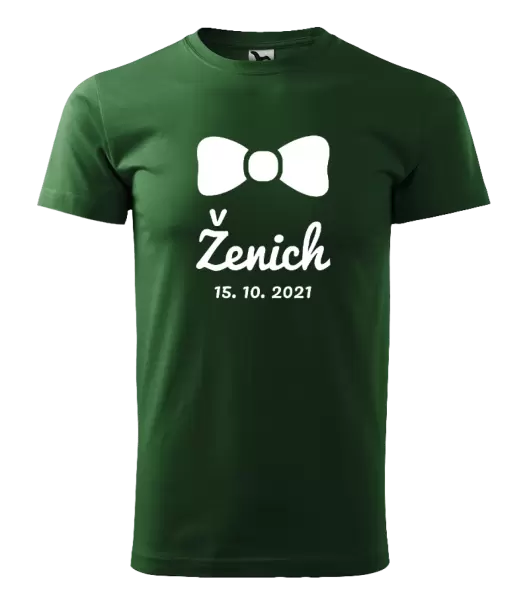 Pánské tričko Ženich s datem