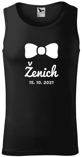 Pánské tílko Ženich s datem