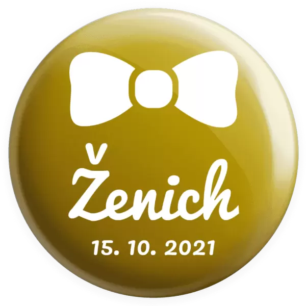 Placka Ženich s datem