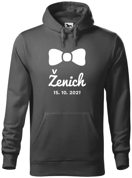 Pánská mikina Ženich s datem