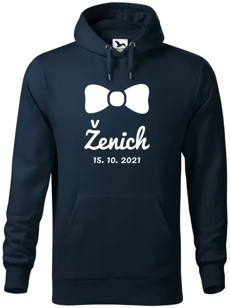 Pánská mikina Ženich s datem