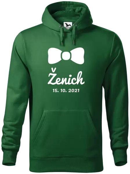 Pánská mikina Ženich s datem