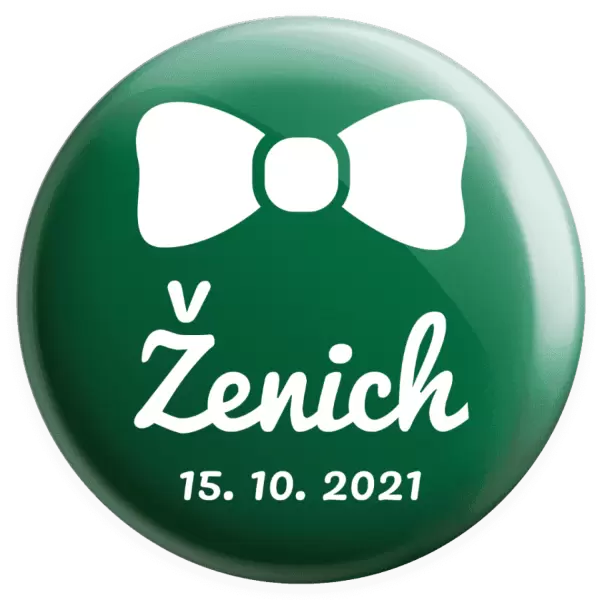 Placka Ženich s datem