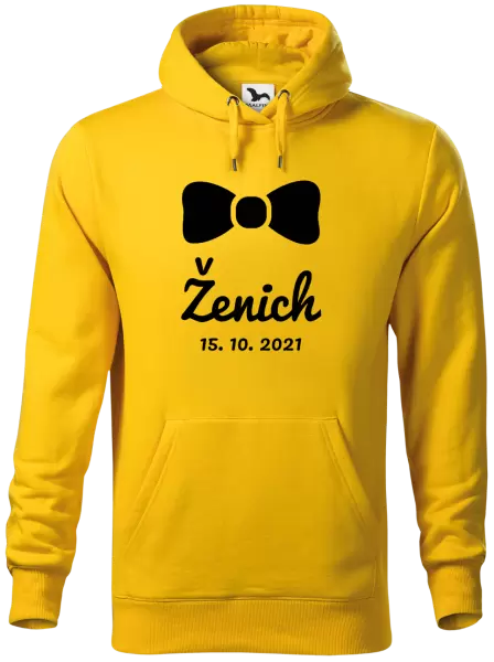 Pánská mikina Ženich s datem