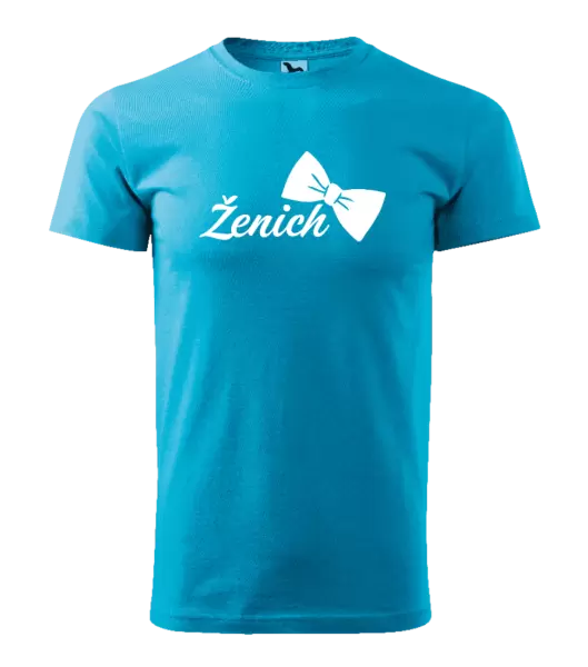 Pánské tričko Ženich s motýlkem