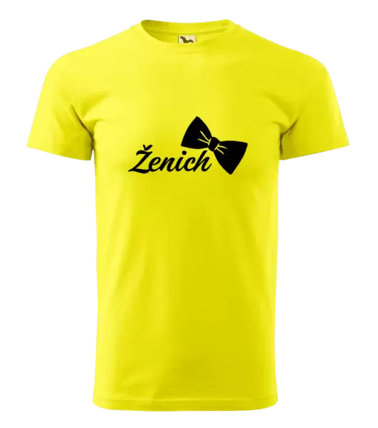 Pánské tričko Ženich s motýlkem