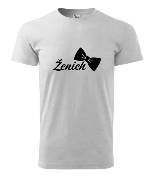 Pánské tričko Ženich s motýlkem