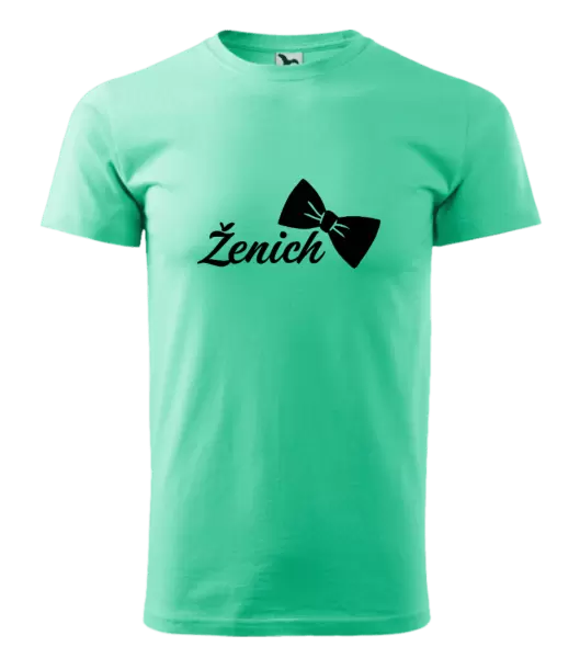 Pánské tričko Ženich s motýlkem