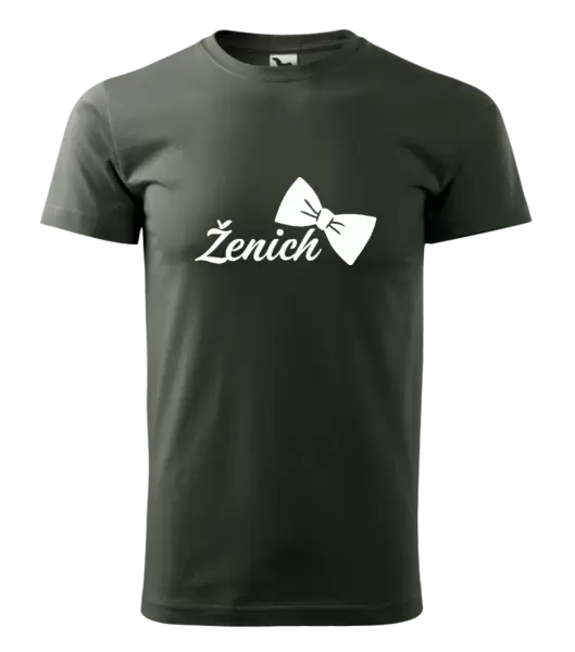 Pánské tričko Ženich s motýlkem