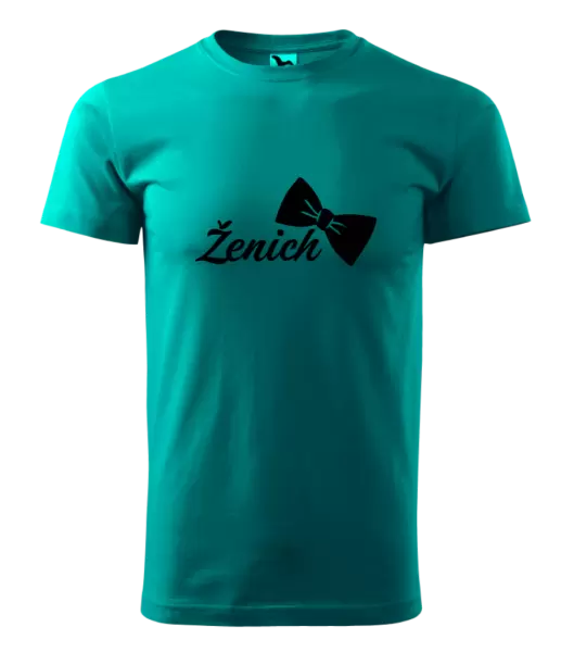 Pánské tričko Ženich s motýlkem