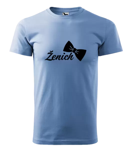 Pánské tričko Ženich s motýlkem