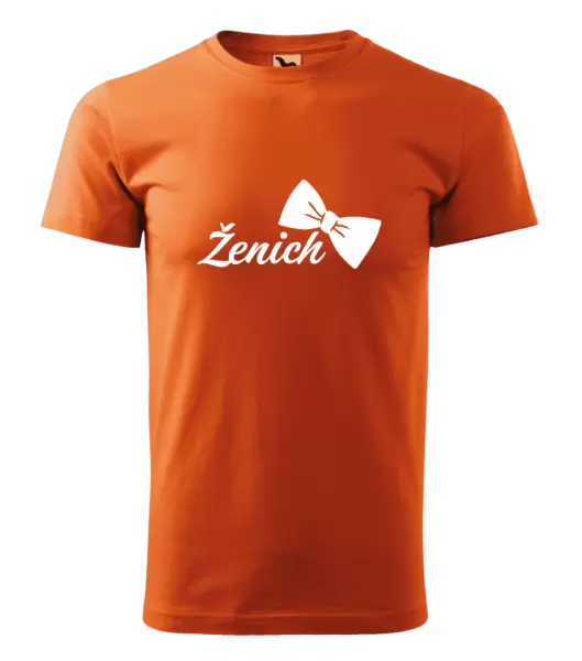 Pánské tričko Ženich s motýlkem