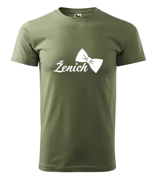 Pánské tričko Ženich s motýlkem