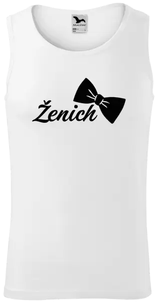 Pánské tílko Ženich s motýlkem