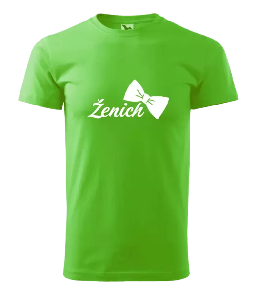 Pánské tričko Ženich s motýlkem