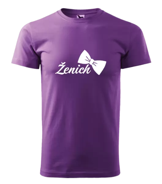 Pánské tričko Ženich s motýlkem