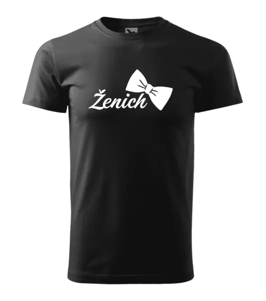 Pánské tričko Ženich s motýlkem