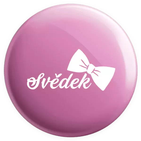 Placka Svědek s motýlkem