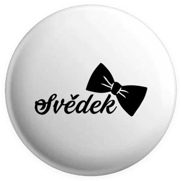 Placka Svědek s motýlkem