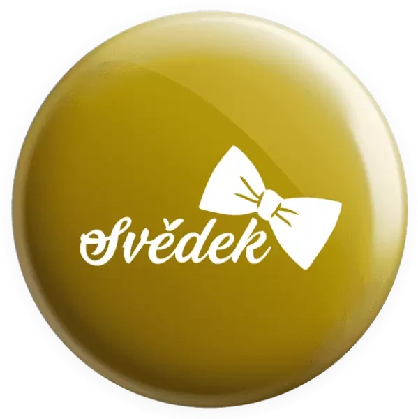 Placka Svědek s motýlkem