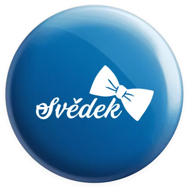 Placka Svědek s motýlkem