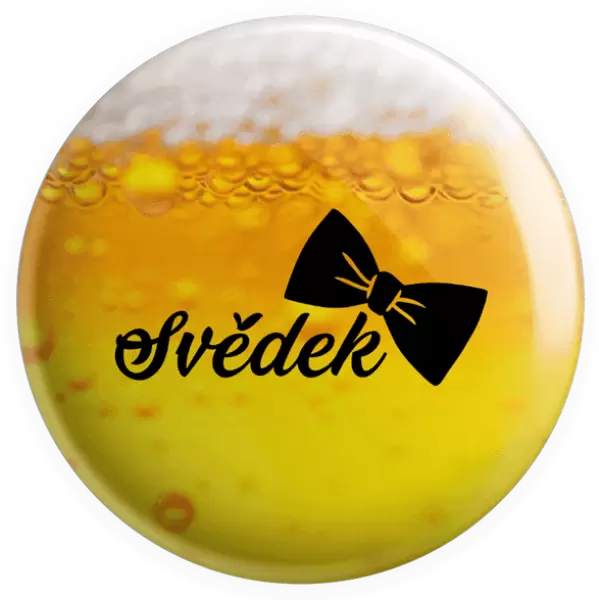 Placka Svědek s motýlkem