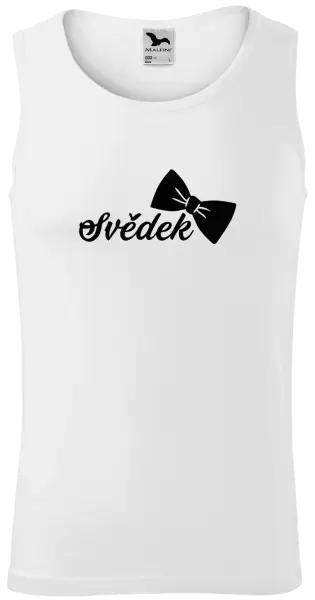 Pánské tílko Svědek s motýlkem