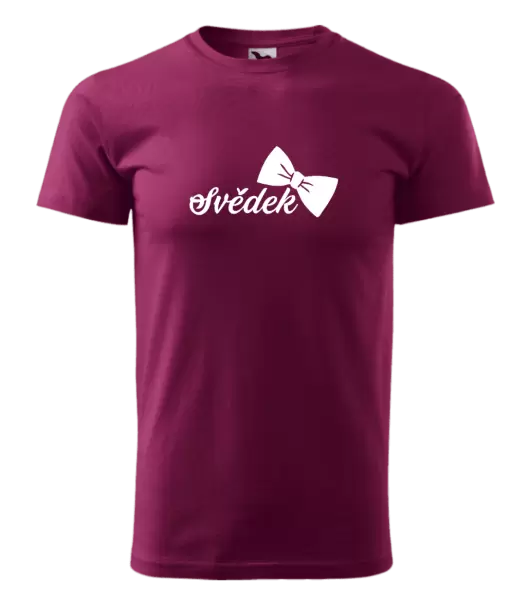 Pánské tričko Svědek s motýlkem 