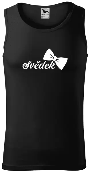 Pánské tílko Svědek s motýlkem