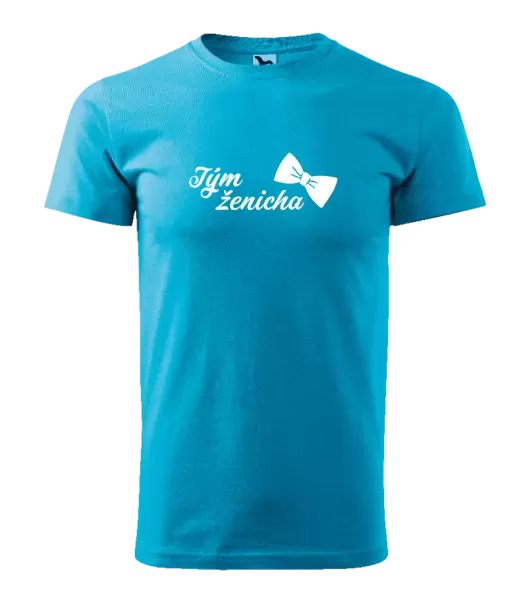 Pánské tričko Tým ženicha s motýlkem