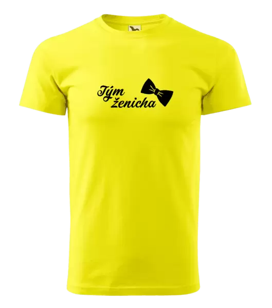 Pánské tričko Tým ženicha s motýlkem