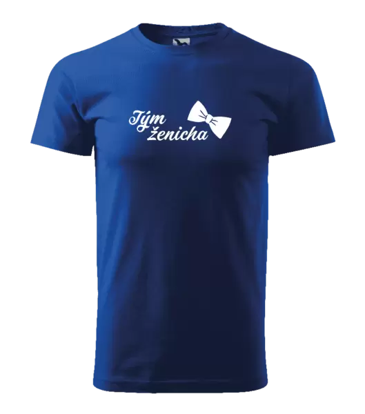 Pánské tričko Tým ženicha s motýlkem