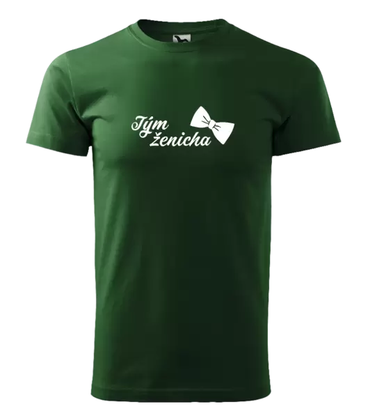 Pánské tričko Tým ženicha s motýlkem