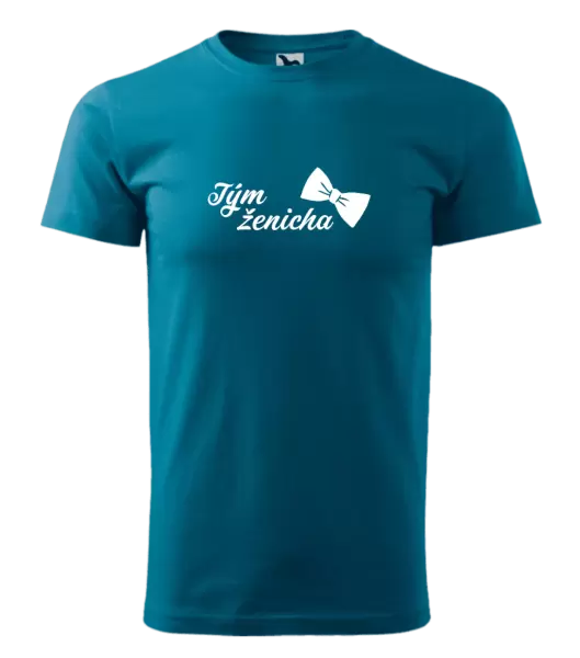 Pánské tričko Tým ženicha s motýlkem