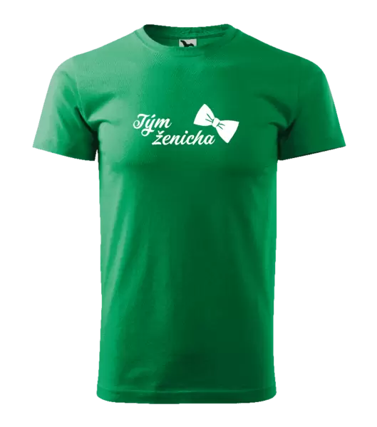 Pánské tričko Tým ženicha s motýlkem