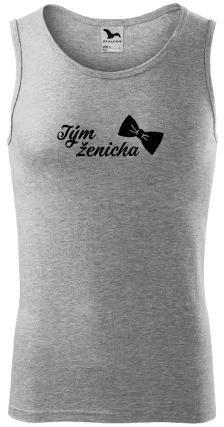 Pánské tílko Tým ženicha s motýlkem