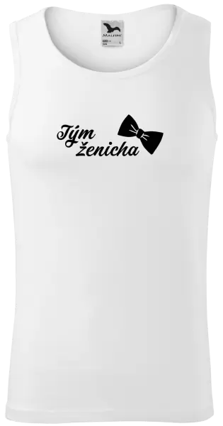 Pánské tílko Tým ženicha s motýlkem