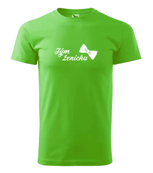 Pánské tričko Tým ženicha s motýlkem