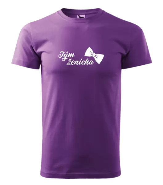 Pánské tričko Tým ženicha s motýlkem