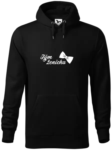 Pánská mikina Tým ženicha s motýlkem