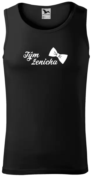 Pánské tílko Tým ženicha s motýlkem