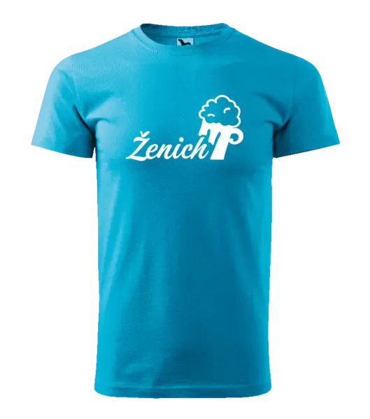 Pánské tričko Ženich s pivem