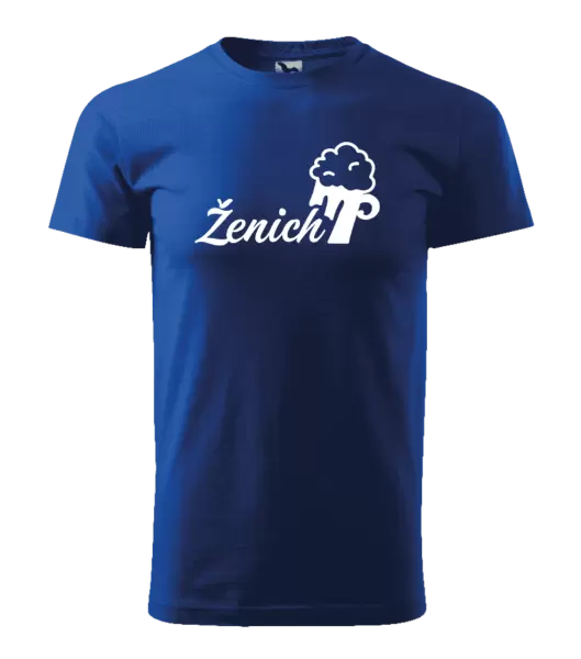 Pánské tričko Ženich s pivem
