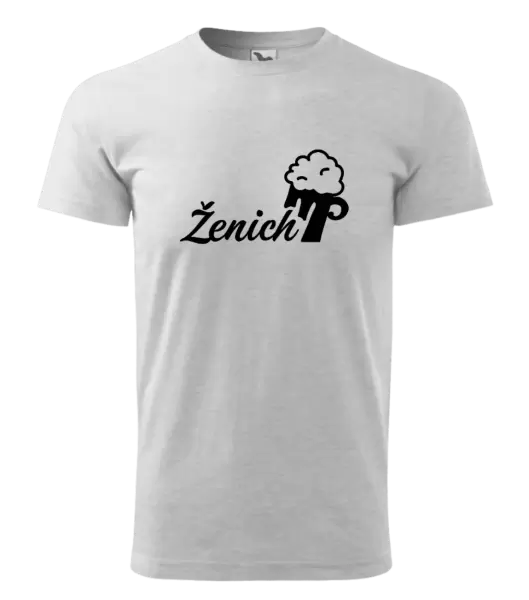 Pánské tričko Ženich s pivem