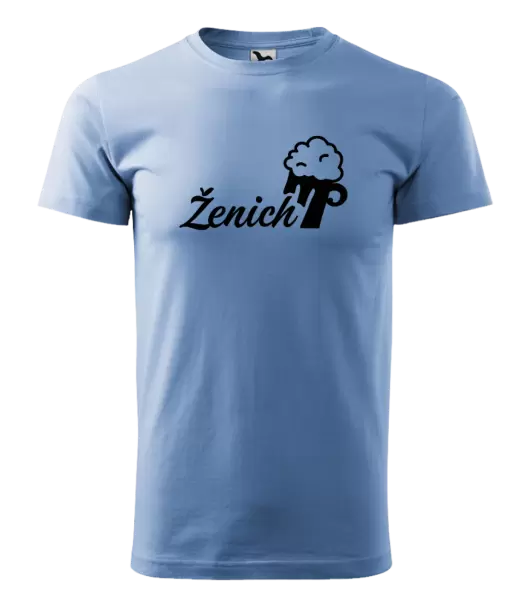 Pánské tričko Ženich s pivem