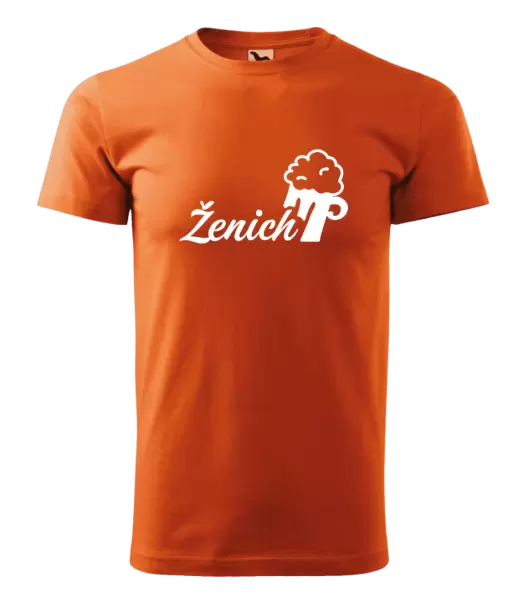 Pánské tričko Ženich s pivem