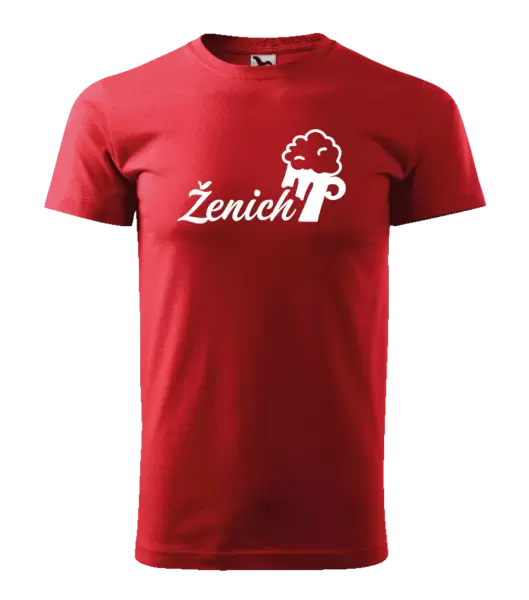 Pánské tričko Ženich s pivem